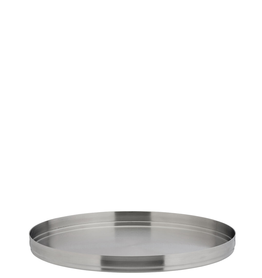 Picture of Brushed Stainless Steel Round Plate 9" (23cm)