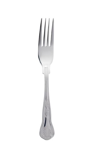 Picture of Table Fork Kings Pattern, Discontinued line, while stock lasts.  12/pack, dozen