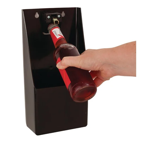 Picture of Beaumont Bottle Cap Catcher for Wall Mount Beer Bottle Opener