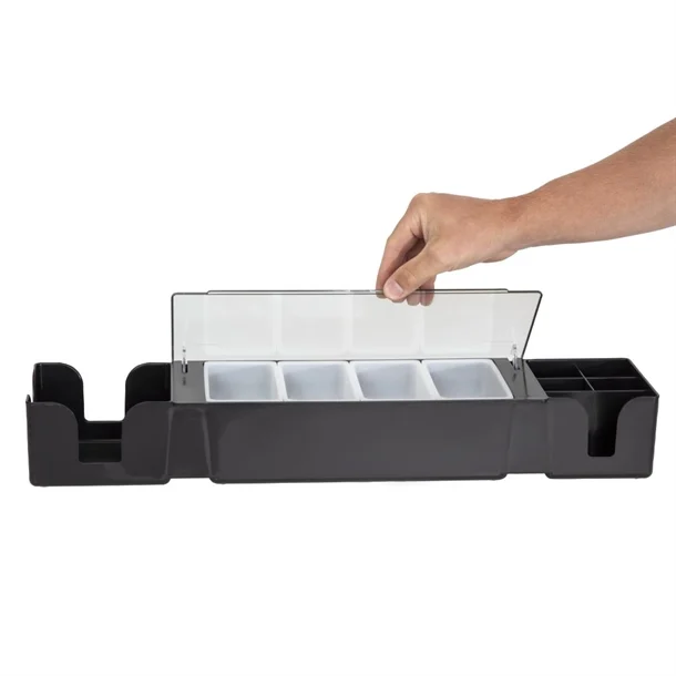 Picture of Beaumont Condiment and Napkin Dispenser Black