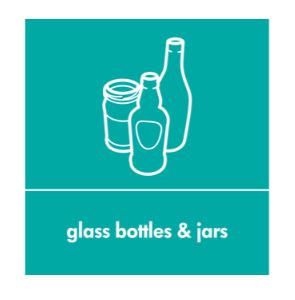 Picture of Recycling Sticker Glass & Jars