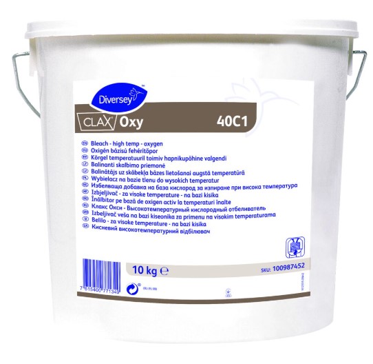 Picture of Clax Oxy 10kg - Oxygen bleach, high temp destain powder.