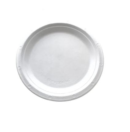 Picture of Disposable 7" Bagasse Comp Round Plate (1000PK)