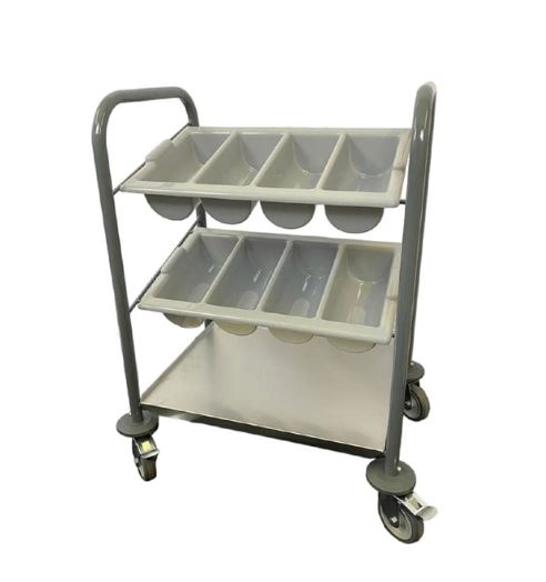 Picture of Craven Steel Cutlery Trolley Epoxy coated Steel  