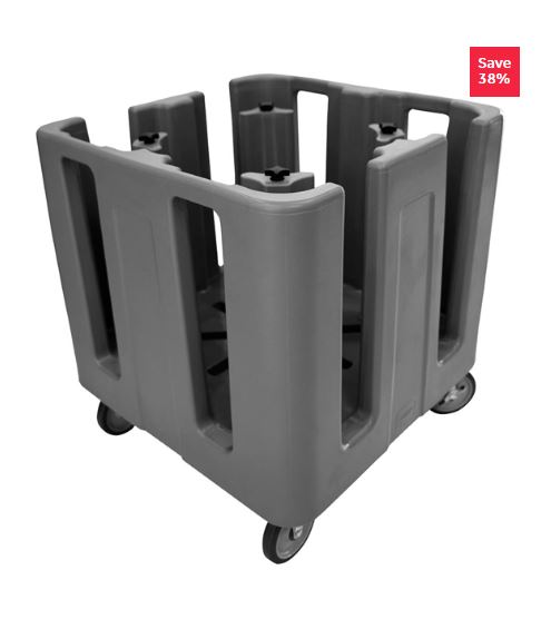 Picture of Cambro Compact Adjustable Dish Caddy Black 