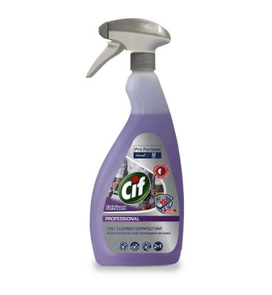 Picture of Cif Pro Formula Safeguard 2in1 Cleaner Disinfectant 6x0.75L - Combined cleaner disinfectant