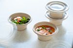 Picture of BePulp Food Packaging made from bagasse, Pulp round bowls 8oz 250ml 1,000 per pack