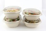 Picture of Eco Street Oval bowl 770ml, BePulp Food Packaging made from bagasse,300 pack