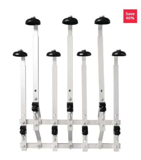 Picture of Olympia 7 Bottle Bar Optic Holder Wall Mount