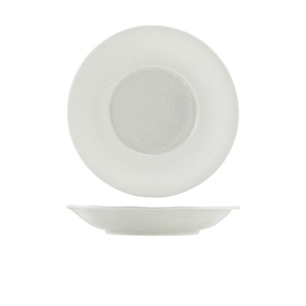 Picture of Incise Porcelain Lucine Deep Winged Plate 26c