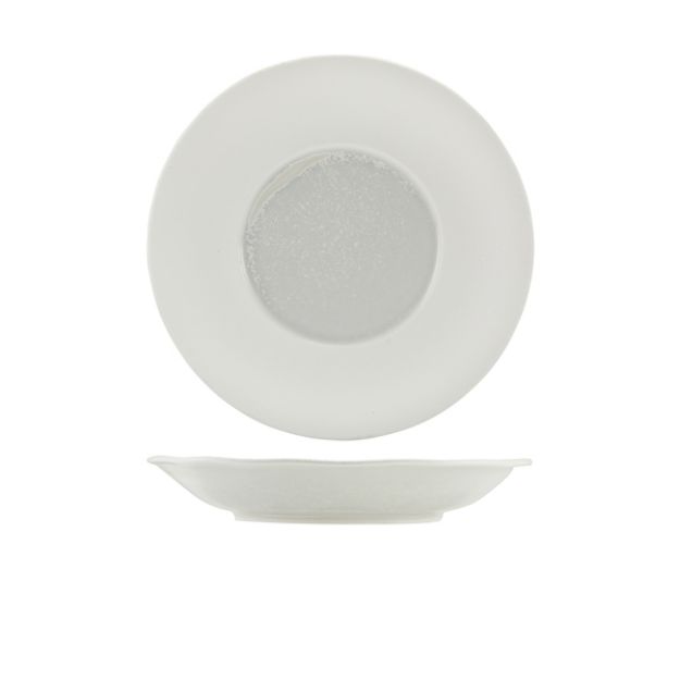 Picture of Incise Porcelain Lustre Deep Winged Plate 26c