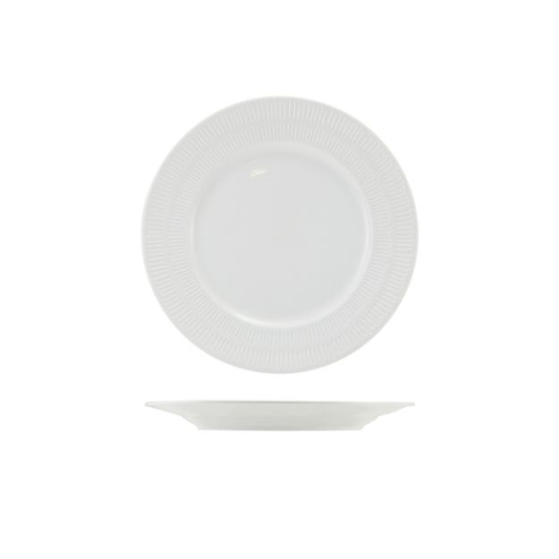 Picture of Incise Porcelain Solara Winged Plate 20cm