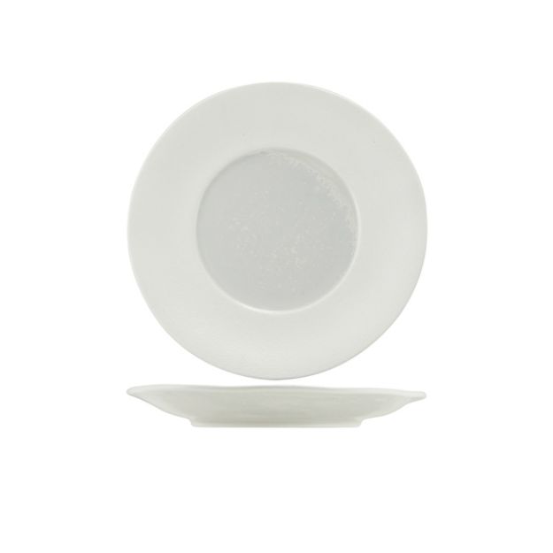 Picture of Incise Porcelain Lustre Winged Plate 23cm