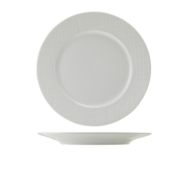 Picture of Incise Porcelain Lavara Winged Plate 27cm