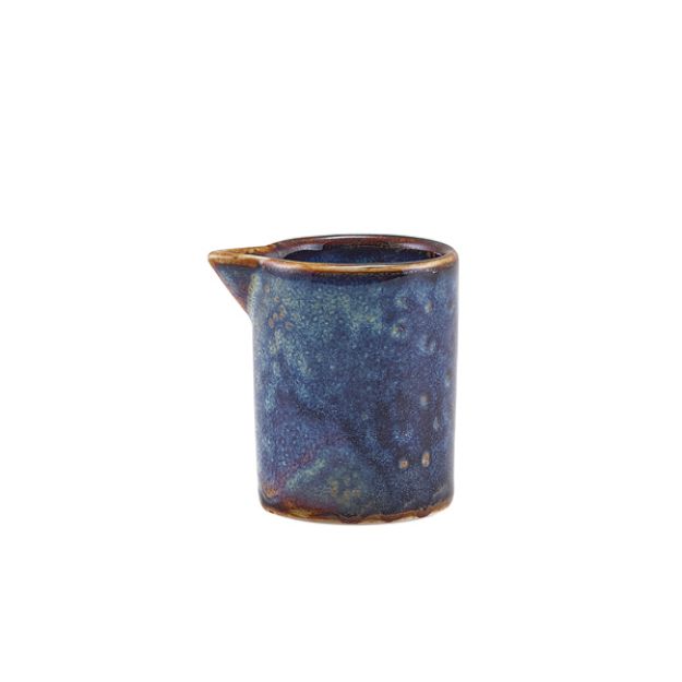 Picture of Terra Porcelain Aqua Blue Straight Sided Jug 5cl/ 1.75oz