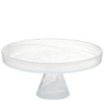Picture of Asos White Footed Plate 11" (28cm) x 5.25"