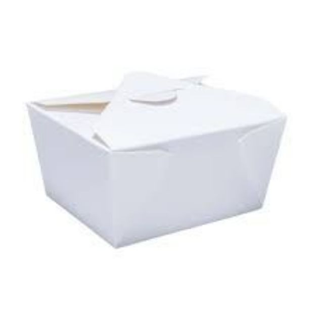 Picture of White Small Food Box 110x110x65mm (540)
