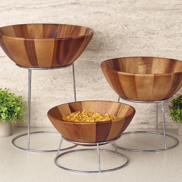 Picture of GenWare Acacia Wood Bowl 36 Dia x 12cm