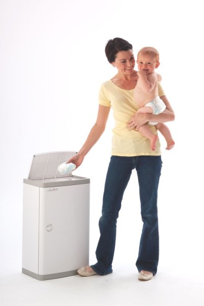 Picture of Nappy Bin System, no smell system with double sealing bag system.