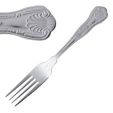 Picture of Dessert Fork Kings 18/0 stainless steel. 