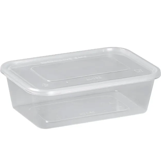 Picture of 500ml Standard Microwavable Container & Lid 250pk