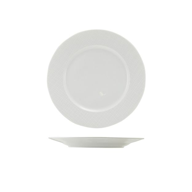 Picture of Incise Porcelain Lavara Winged Plate 23cm 6pk
