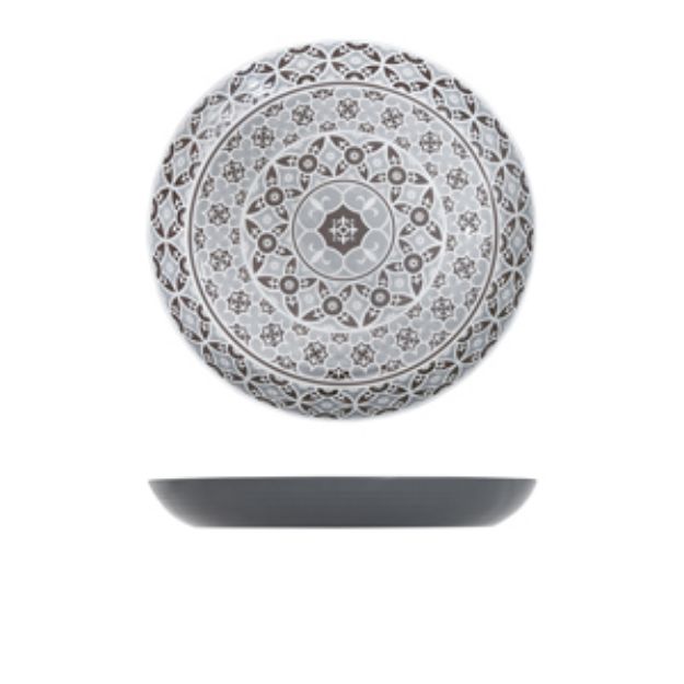Picture of Grey Marrakesh Melamine Bowl 38 x 4.5cm