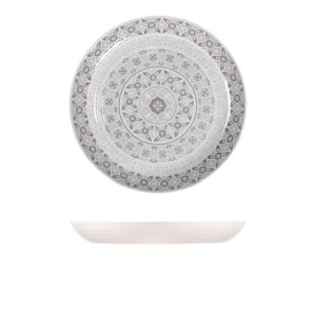 Picture of White Marrakesh Melamine Bowl 38 x 4.5cm