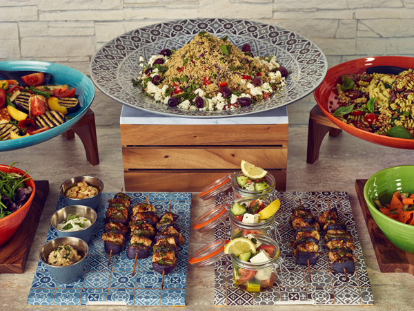 Picture of Grey Marrakesh Melamine Bowl 48 x 6cm