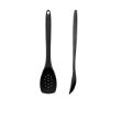 Picture of Black Silicone Slotted Spoon 30cm 300mm use up to 260 Degrees C