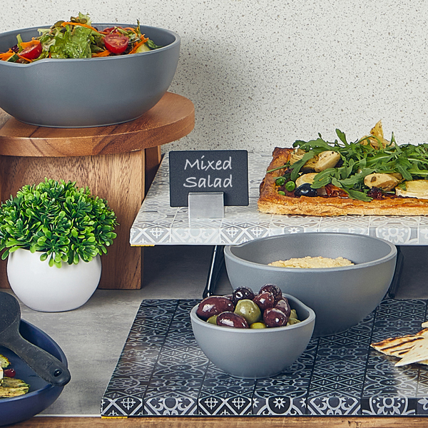 Picture of White Marrakesh Melamine GN 1/1 Slab 53x32cm