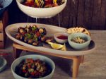 Picture of White Copenhagen Oval Melamine Dish 55 x 27.5cm 550 x 275 x 35mm (L x W x H)