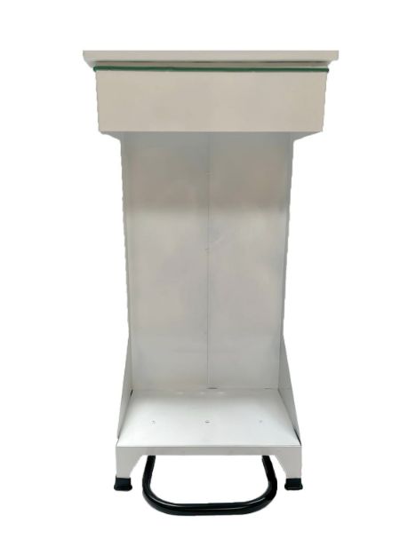 Picture of Open pedal bin, steel frame white powder coating 80L