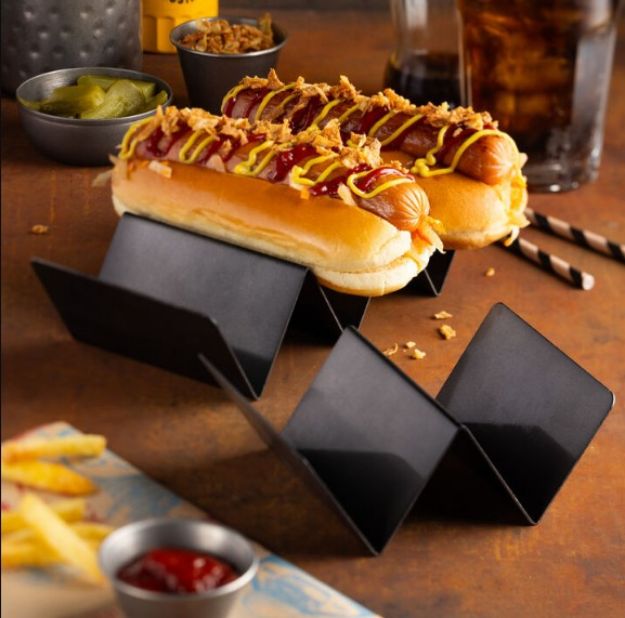 Picture of Black Double Street Food Stand 13.5cm x 10cm