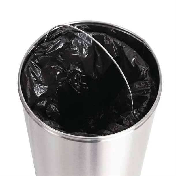 Picture of Bolero Bullet Bin with Push Top S/S 40Ltr