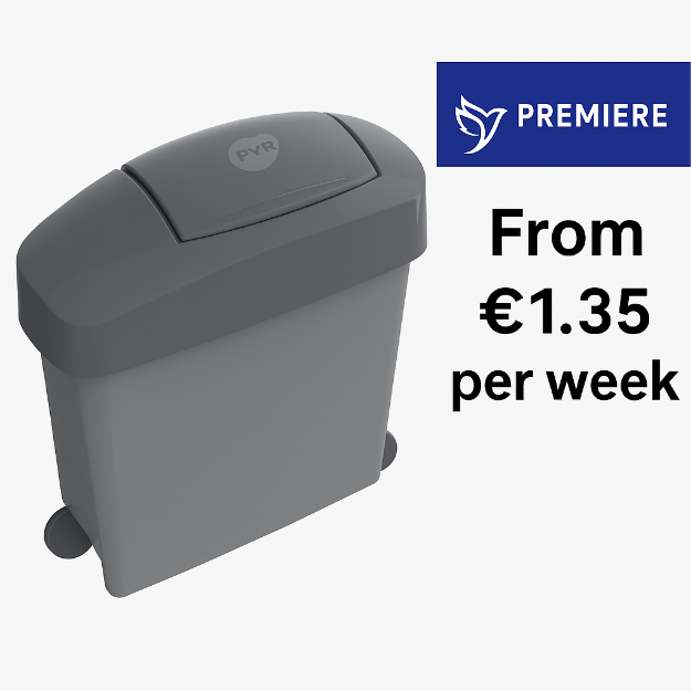 Picture of Sanitary Disposal Bin, Serviced.