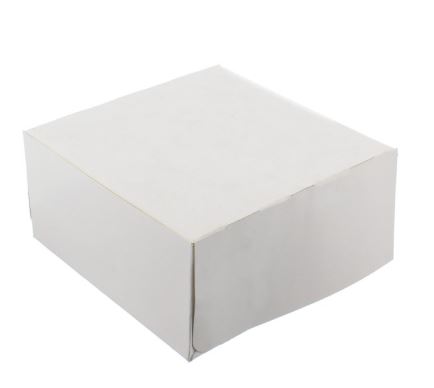 Picture of Cake Box White  Hinged   14x14x5"   (50/case)